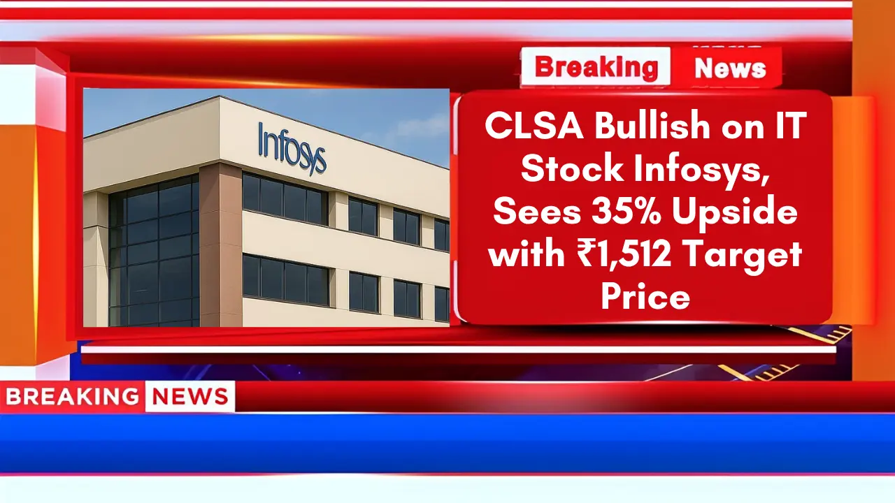 CLSA Bullish on IT Stock Infosys, Sees 35% Upside with ₹1,512 Target Price
