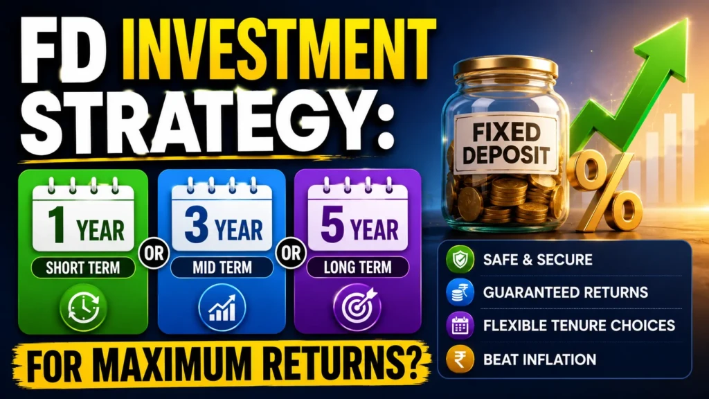 FD Investment Strategy 1 Year, 3 Year or 5 Year for Maximum Returns