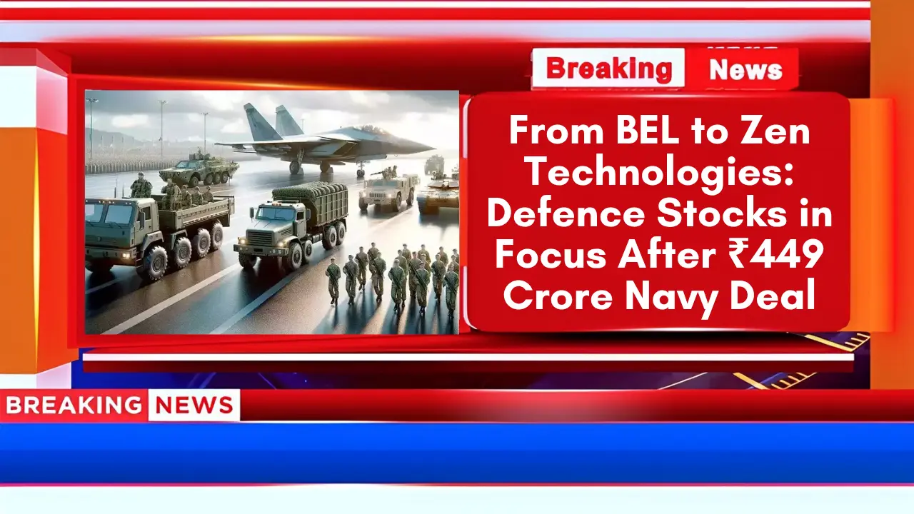From BEL to Zen Technologies Defence Stocks in Focus After ₹449 Crore Navy Deal