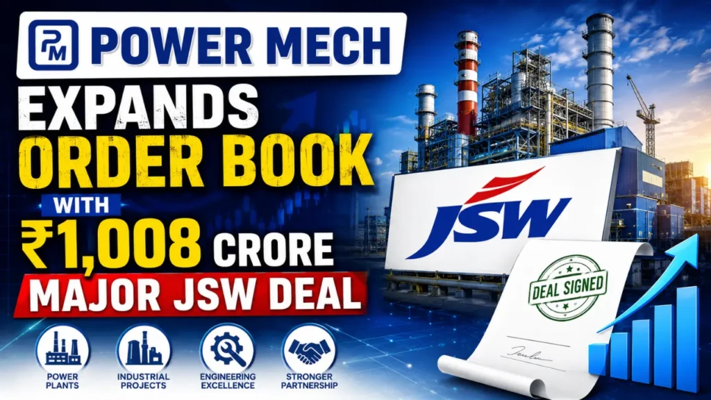 Power Mech Expands Order Book with ₹1,008 Crore Major JSW Deal