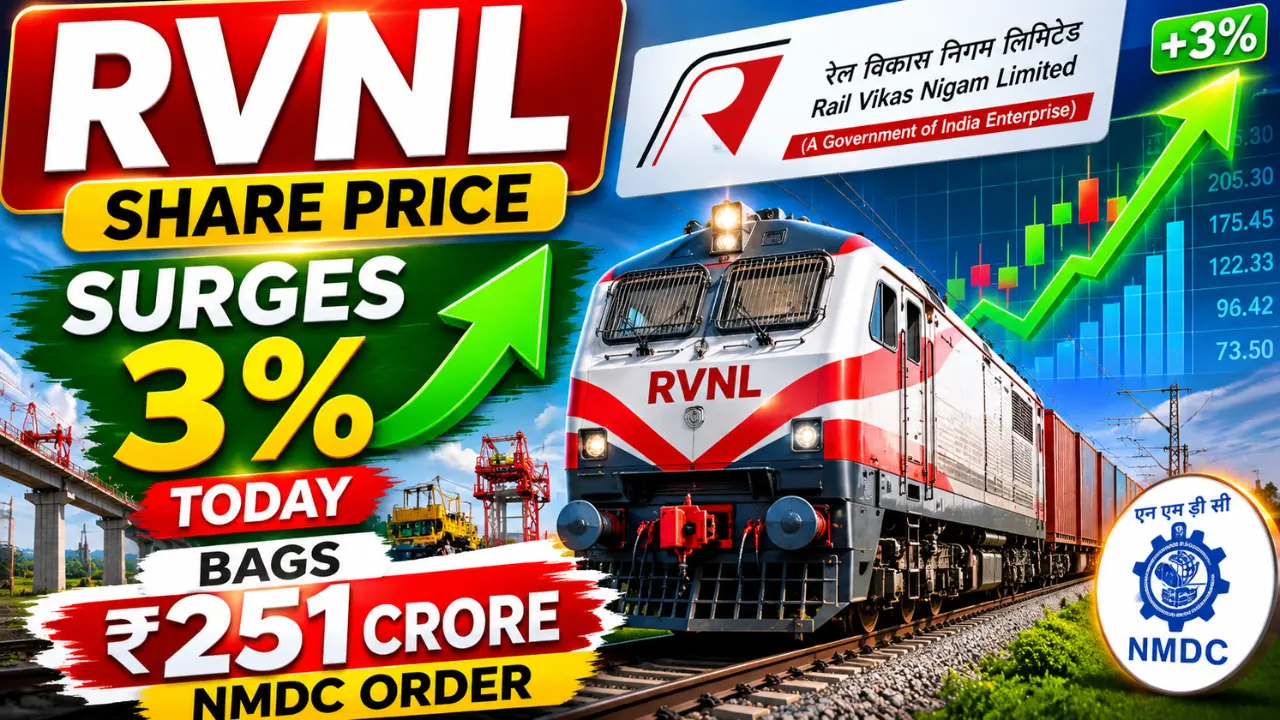 RVNL Share Price Surges 3% Today; Bags ₹251 Crore NMDC Order