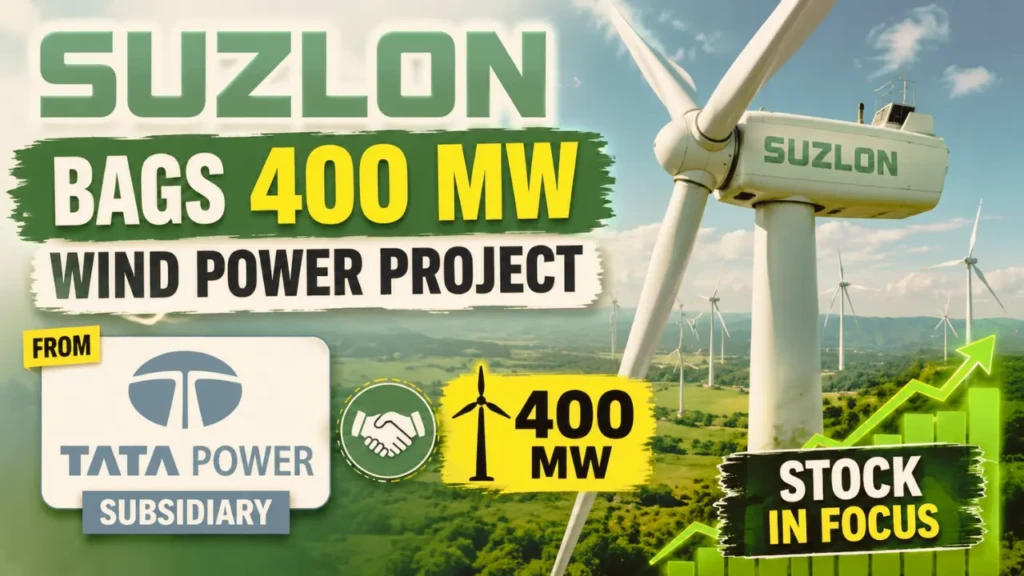 Suzlon Bags 400 MW Wind Power Project From Tata Power Subsidiary; Stock In Focus