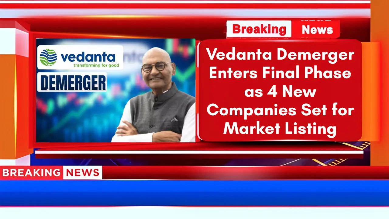 Vedanta Demerger Enters Final Phase as 4 New Companies Set for Market Listing