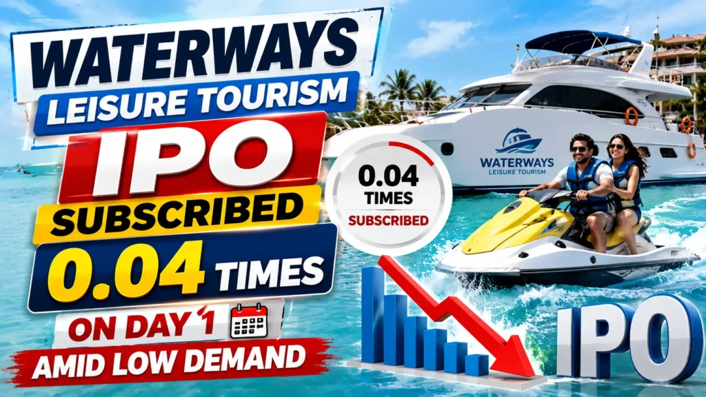 Waterways Leisure Tourism IPO Subscribed 0.04 Times on Day 1 Amid Low Demand