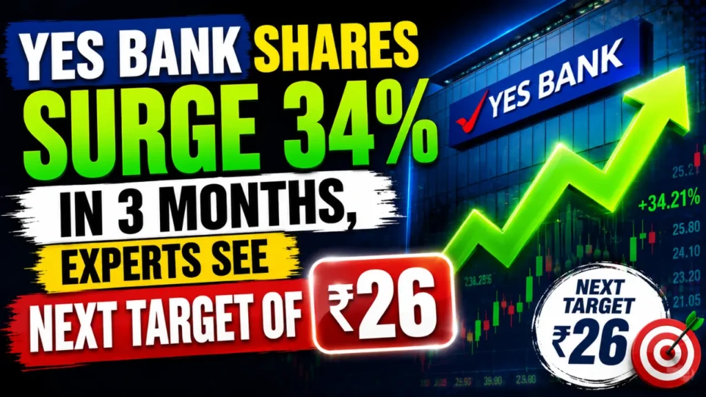 Yes Bank Shares Surge 34% in 3 Months, Experts See Next Target of ₹26